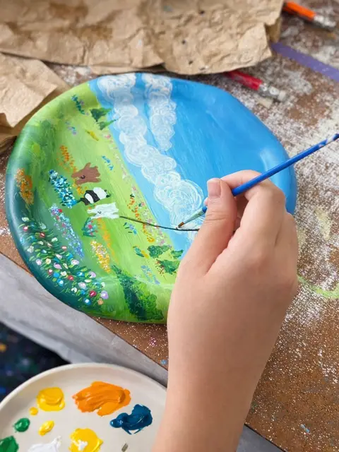 Creative Clay Painting Workshop in Chiang Mai