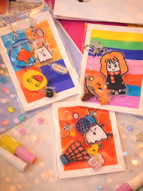 Shrink Plastic Keyring Workshop in Chiang Mai