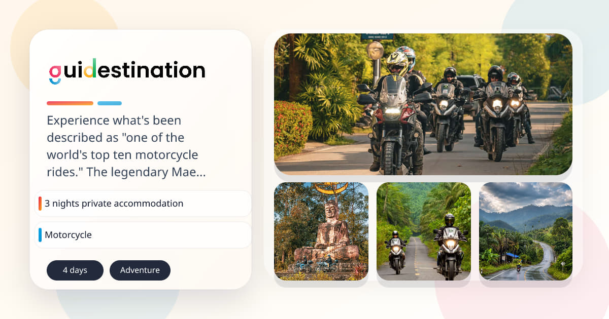 Highland Bound: The Mae Hong Son Loop - 4 Days Motorcycle Tour | Chang ...