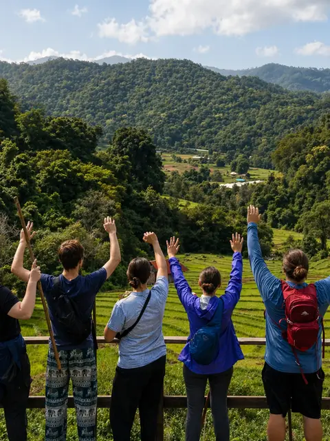 Doi Inthanon, Ethical Elephant Sanctuary & Waterfall : Chiang Mai