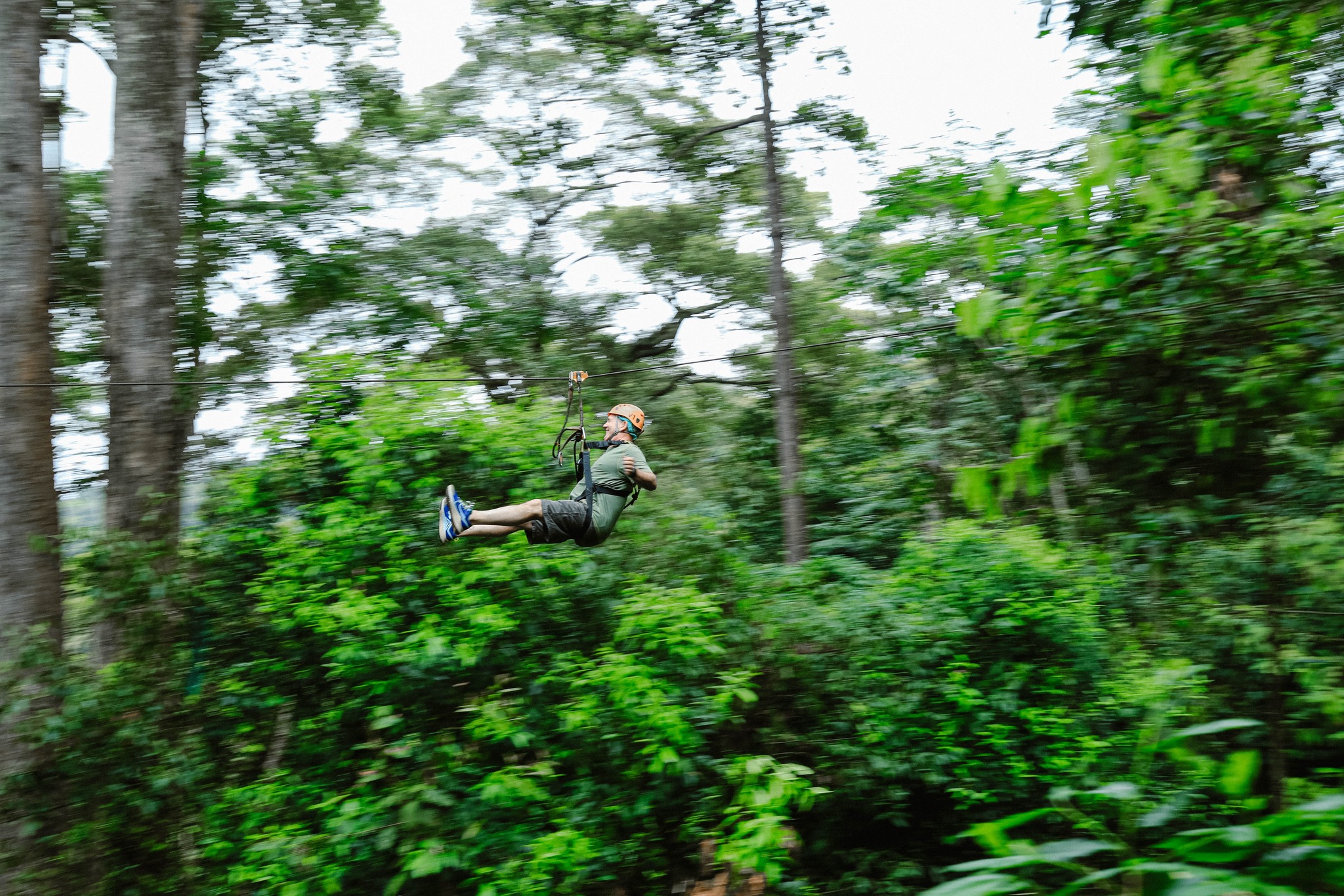 Extreme Jungle Longest Zipline 800 meters | Chang Wat Chiang Mai