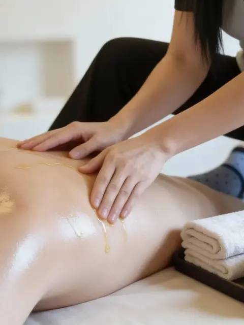 Massaggio tradizionale thailandese con olio (lenitivo e rilassante) (1 ORA)