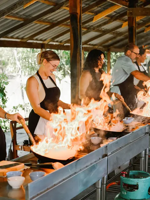 FULL-DAY COOKING COURSE 2 at a Thai Cooking Farm : Chiang Mai